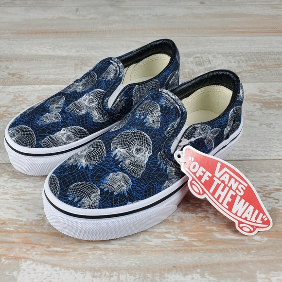 Vans Classic Slip On Wire Frame Skulls - Picture 7 of 7